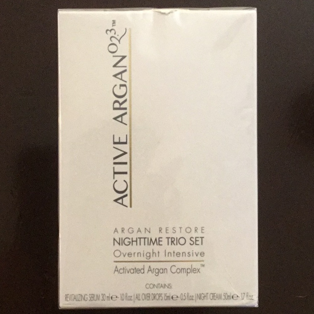 Active Argan Nighttime Trio Set